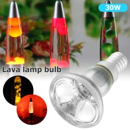 30W Lava Lamp Bulbs Reflector Type Bulbs R39 E14 Base Lava Lamp Bulb for Lava Lamps 220-240V Glitter Lamps for Cabinet Bedroom
