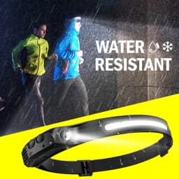 Induction COB Headlight Running Light Fishing Headlight Type-C Rechargeable Inductive Outdoor Work LED Light
