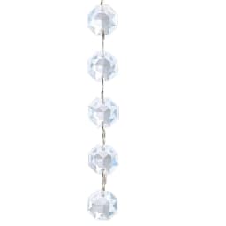 14mm 10PCS 3D Crystal Octagon Beads Chandelier Replacements Parts Hanging Pendant Prism Suncatcher Loose Bead DIY Jewelry Making