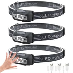 Mini Headlamp Strong Light Led Night Fishing Powerful Torch Head Lamp Outdoor Waterproof Camping Portable LED Sensor Headlamps