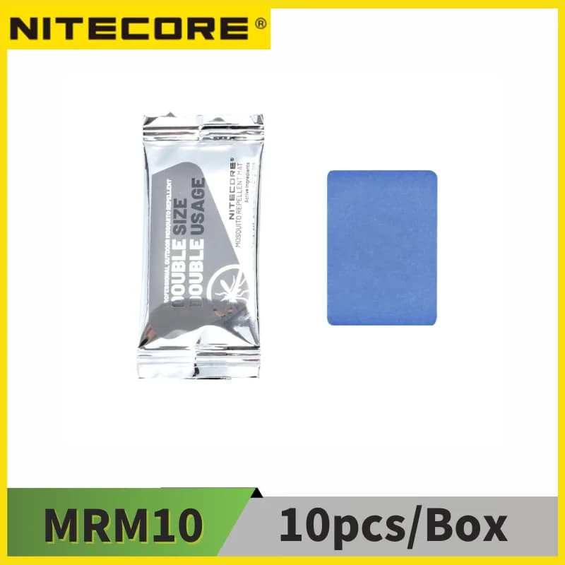 NITECORE MRM10 30PCS Mosquito Repellent Mats Tablets Double Size Double Usage for Household Outdoor Electric Mosquito Repeller