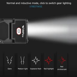 1-5PCS Mini LED Sensor Headlamp Hat Clip Cap Light Fishing Headlight Adjustable Angle USB Rechargeable Camping Headlamp
