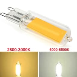 Super Bright G9 LED Light Bulb 7W 9W 12W15W AC 110V/220V Glass Lamp Constant Power Light LED Lighting G9 COB Bulbs Lighting