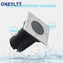 Free Shipping GU10 LED Underground Light Floor Lamp Outdoor Ground Spot Landscape Garden Path Buried Lamp for gu10 Bulb Casing