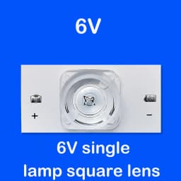 3V 6V SMD lamp beads with optical lens filter, suitable for 32-65 inch LED TV repair, with thermal glue, 2m cable repair parts