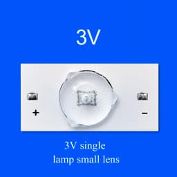 3V 6V SMD lamp beads with optical lens filter, suitable for 32-65 inch LED TV repair, with thermal glue, 2m cable repair parts