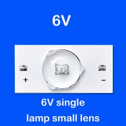 3V 6V SMD lamp beads with optical lens filter, suitable for 32-65 inch LED TV repair, with thermal glue, 2m cable repair parts