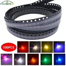 100Pcs 0603 SMD Red LED Chips Bright Yellow Green White Blue Orange RGB Light Emitting Diode Chip Party Decoration Lighting