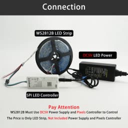 DC5V WS2812B Individually Addressable Smart 5050SMD RGB LED Strip WS2812 30/60/74/96/144Leds/Pixels/m Magic Light IP30/65/67