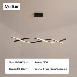 Modern glass home decor led lights pendant light lamps for living room Chandeliers for dining room hanging light indoor lighting