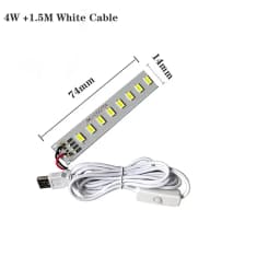 DC5V LED Light Board SMD5730 One Color Lamp Source 1W 2W 3W 4W 5W 10W12W 30W With 1.5M USB Plug ON/OFF Switch White Warm Light.