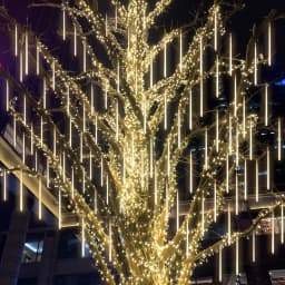 LED COB Meteor Shower Flowing Water Lamp LED Filament DC3V 58mm 70mm Diode Incandescent Light Accessories Christmas Decor Light