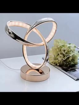 USB Creative Modern Art Desk Lamp Tri Color Lighting Suitable for Bedroom, Living Room, Office, Bedside and Other Scenes
