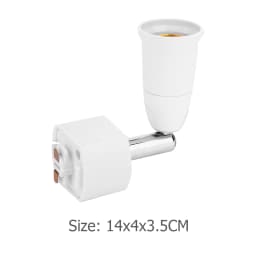 85-240V E27 LED Copper 90 Degree Rotatable Adjustable Lamp Bases Converter Light Bulbs Socket Base Adapter Lighting Products