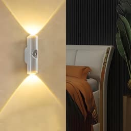 New LED Smart Motion Sensor Wall Light Portable Magnetic Suction Rechargeable Night Light for Hallways Living Rooms Stair