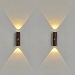 New LED Smart Motion Sensor Wall Light Portable Magnetic Suction Rechargeable Night Light for Hallways Living Rooms Stair