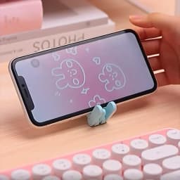LED Mini Night Light Cute Dog Deer Foldable Desk Lamps Desktop Ornament Book Light Room Bedside Bedroom Decor Holiday Gifts