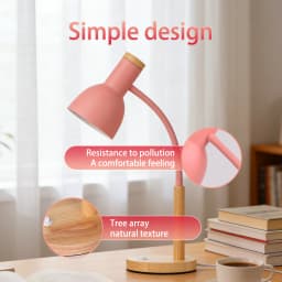 LED Desk Lamp E27 Base Table Lamps Replaceable Bulb Bedside Light Room Led Night Light For Bedroom Office Study Reading Lighting
