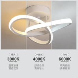 Modern LED Aisle Ceiling Lights Nodic Home Lighting Led Surface Mounted for Bedroom Living Room Corridor Light 3-color lighting