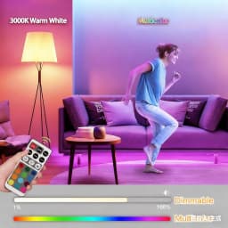 G9 LED Bulb Dimmable,12 Color RGB+Warm White 3000K Color Changing with IR Remote Control Control, AC100-240V, Halloween,1 Pack