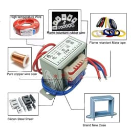 1W 5W 10W 12W 15W 20W 25W 40W 60W Power Transformer Input AC 220V 50HZ Output AC 6V 9V 12V 15V 18V 24V 36V 48V 110V Dual V 3Line