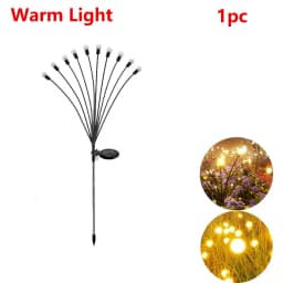 1~2Pcs Solar Garden Lights Firefly Floor Lights Outdoor 6/8/10LED Lights Garden Decorative Ball Lights For Garden Outdoor Decor