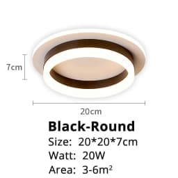 Modern LED Chandelier Indoor Lighting For Corridor Hallway Surface Mounted Acrylic Ceiling Light Dimmable Lamp Lustres HOME Deco
