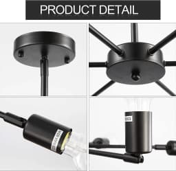 Living Room Ceiling Lamp Modern Chandelier Home Lighting E27 Mounted for Bedroom Dining Room Corridor Light Balcony Lights