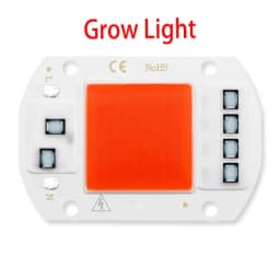 6PCS/lot COB LED Lamp Chip Diode Grow Plant Light AC 110V 220V 10W 20W 30W 50W LED Beads Lamp Box Full Spectrum No Need Driver