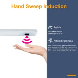 12V USB LED Strip Desk Lamp Hand Sweep Switch Motion Sensor Table Lamp 20/30/50cm Children Room LED Under Cabinet Kitchen Lights