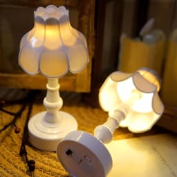 Vintage Lotus Table Lamp Led Bedside Lamp Flower Bud Lamp Decor Night Light Atmosphere Desk Lamp