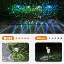 Solar Pathway Lights Outdoor Waterproof 12Pack Solar Garden Lights Auto On/Off LED Outdoor Solar Lawn Lights for Outside Pathway