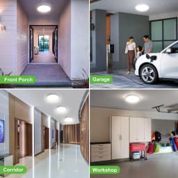 LED Radar Ceiling Lamps Intelligent Sensing LED Panel Light Sensitive Radar Induction Lamp Hallway Aisle Stair Ceiling Lighting
