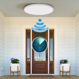 LED Radar Ceiling Lamps Intelligent Sensing LED Panel Light Sensitive Radar Induction Lamp Hallway Aisle Stair Ceiling Lighting