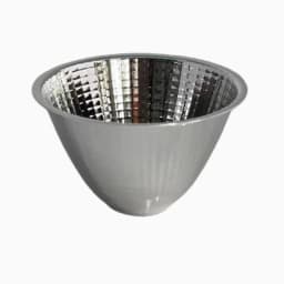 Optical LED Aluminium Reflector Cup for COB Lamp Bead 20-126mm 15-120 Degree Lampshade Replacement Reflective Bowl for DIY Light