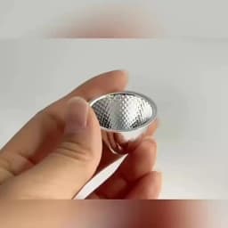 Optical LED Aluminium Reflector Cup for COB Lamp Bead 20-126mm 15-120 Degree Lampshade Replacement Reflective Bowl for DIY Light