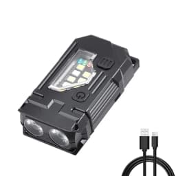Multifunctional COB Flashlight Super Bright Powerful Pocket Torch Light LED Linterna COB Portable Clip on Emergency Flashlights