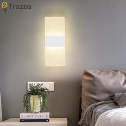 Living Room Wall Lamp Acrylic LED Modern Simple Hotel Bedroom Background Corridor Staircase Entrance Light Luxury Bedside