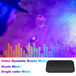 Smart Ambient TV Led Backlight For 4K HDMI 2.1 Device Sync Box Led Strip Lights Kit Wifi Alexa Voice Google Assistant Control