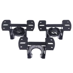 Full Set Ceiling Fan Light Fixture Mounting Bracket with Thick/Thin Rod Holder, Universal Screw Fittings and Lamp Base Gear