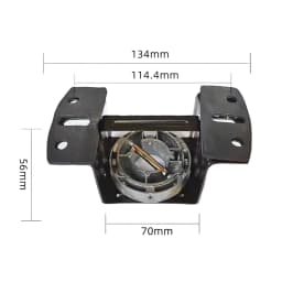 Full Set Ceiling Fan Light Fixture Mounting Bracket with Thick/Thin Rod Holder, Universal Screw Fittings and Lamp Base Gear