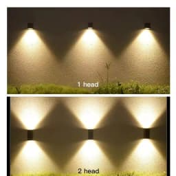 GU10 Base Outdoor Waterproof Wall Lights Garden Porch Wall Lighting LED Wall Lamps AC86-265V Indoor Bedroom Bedside Decorati