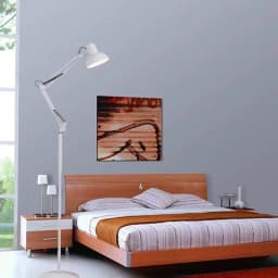 BOSSEN Long Arm Folding Floor Lamp LED Eye Protection Study Living Room Bedroom Study Room Vertical Table Lamp