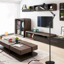 BOSSEN Long Arm Folding Floor Lamp LED Eye Protection Study Living Room Bedroom Study Room Vertical Table Lamp
