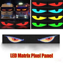 RGB LED Car Sign Animation LED Matrix Pixel Panel DIY Programmable Bluetooth App Control LED Panel Flexible Display Light