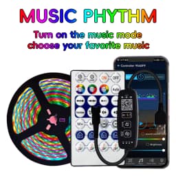 DC5-24V 3Pin 28Key Button Led Controller With Smart Pixel Bluetooth Music Remote For Individual Addressable 5050 RGB Strip Light