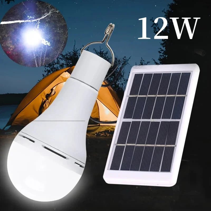 LED Hanging Solar Light Waterproof USB Charged Emergency Sunlight Powered Lamp Outdoor Indoor House Solar Bulb Light