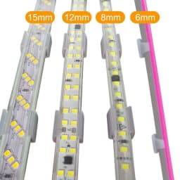 100Pcs 8-20mm LED Strip Fixed Clips Holder For Fixing 2835 Neon Light 5050/5730/2835 220V Flexible COB Plastic Mounting Buckle