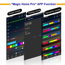 WiFi COB RGBIC LED Strip 12V 2m 3m 5m 10m WS2811 Dream Color Addressable Room Light Decor Remote Control Fr Alexa Home Assistant