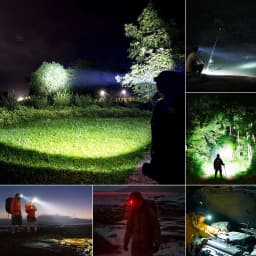 2000M SOS Super Power Headlamp USB Rechargeable LED Head Flashlight For Camping Red Flashing Safety Emergency Light Rechargeable